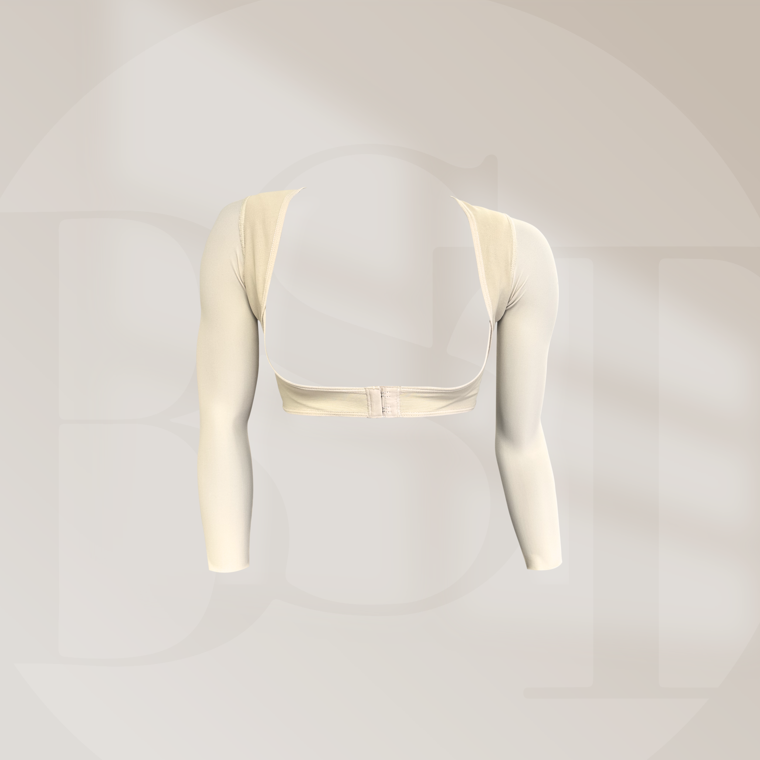 765 ARM COMPRESSION SLEEVE JACKET WITH FRONTAL HOOKS. – BST